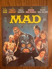 MAD Magazine No. 196 January 1978 Star Wars, Three's Company