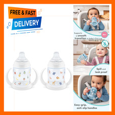 Toddler Sippy Cup BPA Free Soft Spout Spill Proof 5 Oz 6 Months Plus Fruits