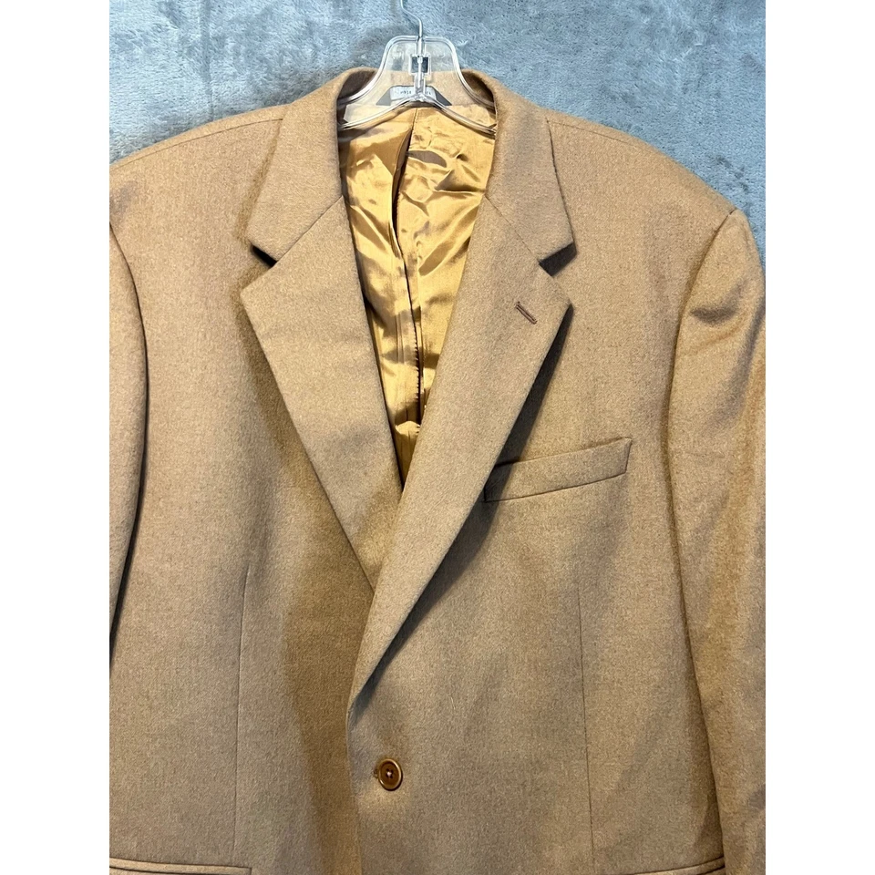 Blazer Brooks Brothers 46R Italiano Cabello Camel Para Hombre Chaqueta A Medida Camel Bronceado Foto 2 de 4