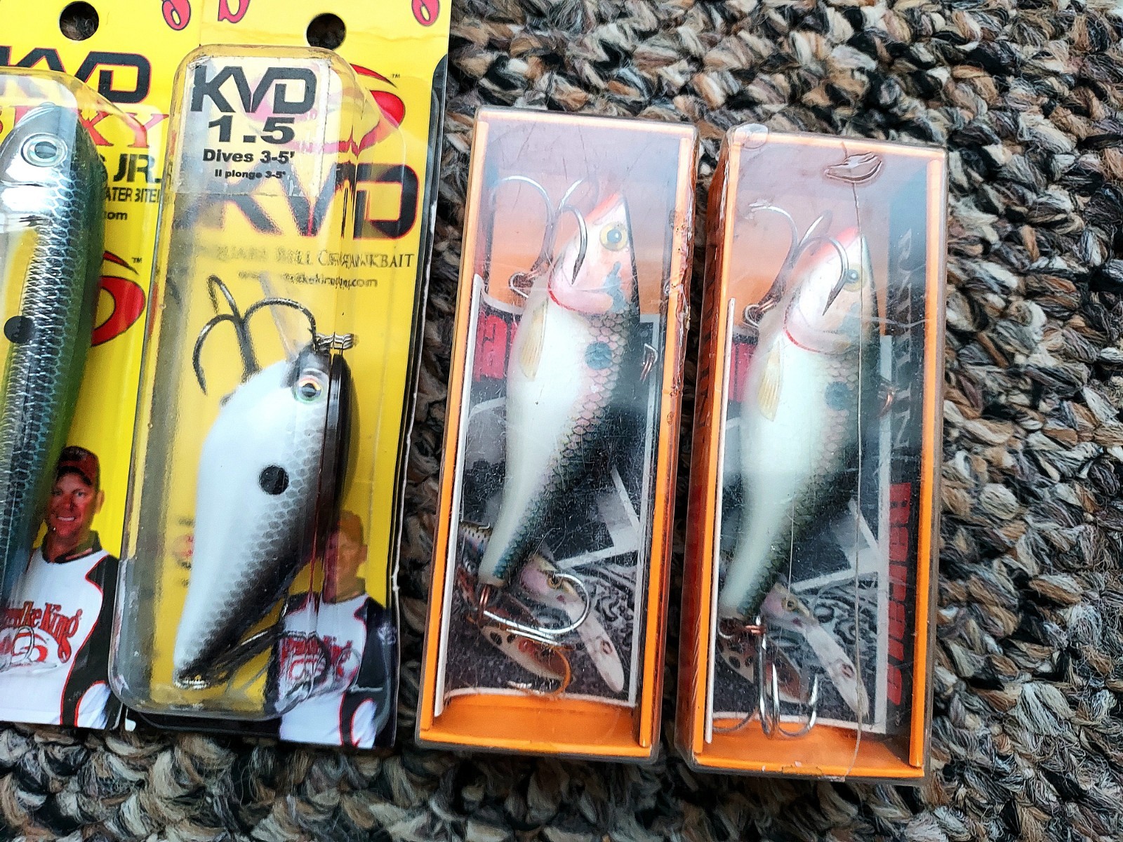 Rapala Huskyjerk Rattlin Strike King KVD Square Bill Sexy Dawg Fishing Lures Lot - Image 4