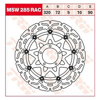 TRW Bremsscheibe (für: Ducati Supersport 950 1V/3V 22-25 vorne )