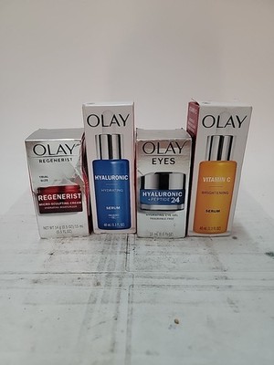Olay Skin Care Multi 4 Pack Hydrating Serum Brighting Serum Hydrating Eye Gel 