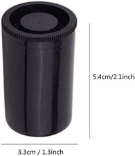 35Mm Caliber Plastic Film Canisters -20Pcs  Black  
