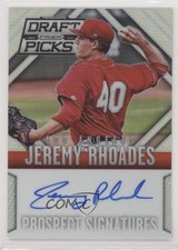 2014 Panini Prizm Perennial Draft Picks Silver Jeremy Rhoades #76 Auto sh7