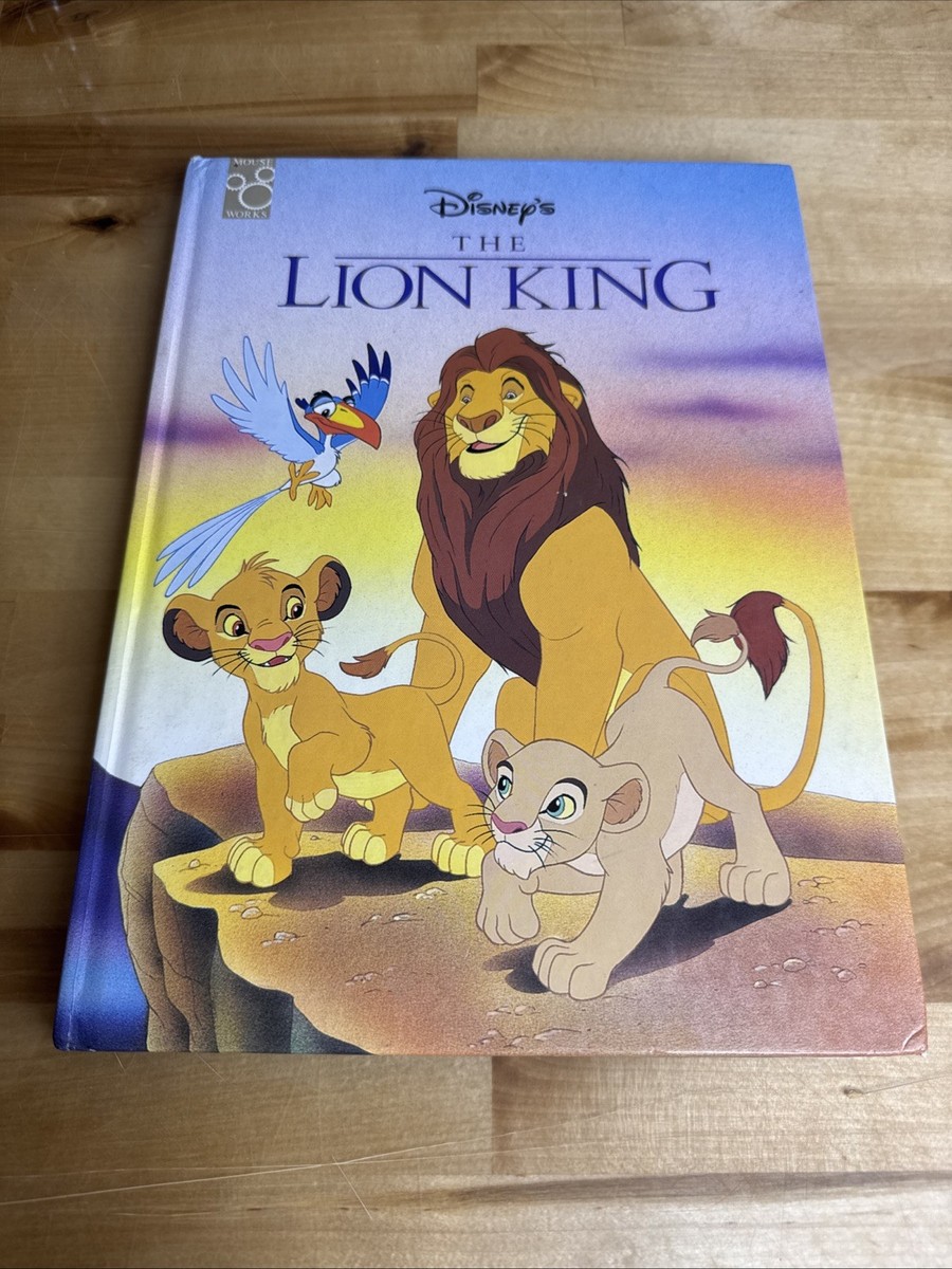 Disney's Classic Storybook 1994 The Lion King Hardcover Book Mouse