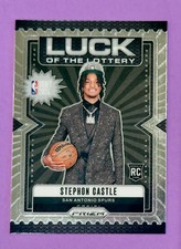 2024-25 Panini Prizm - Luck of the Lottery Stephon Castle #12