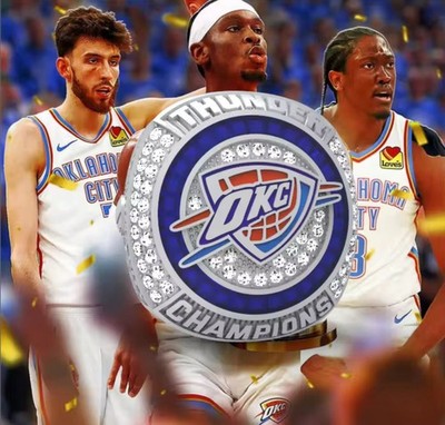 OKC Thunder 2025 Shai Gilgeous-Alexander Fans Championship Ring