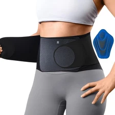 Ultra Thin Back Brace for Lower Back Pain Relief, Enhanced Lumbar Support Sys...
