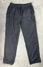 ALO Yoga Cloud Nine Sheer Lightweight Pants Sz L-XL? Black Drawstring Pockets