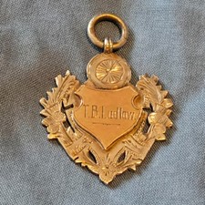 Solid Silver Runner's Up Medal, 11g, Birmingham 1904