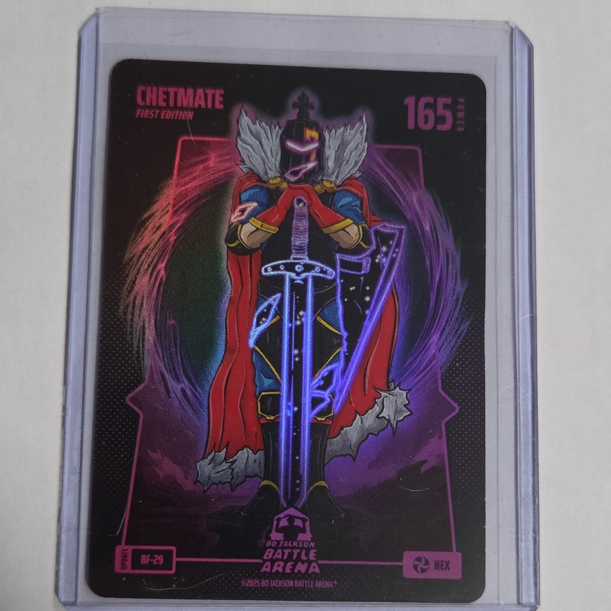 Bo Jackson Battle Arena Chetmate HEX First Edition Card BF-29 165