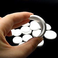 St&auml;rke 8mm PTFE Scheiben Solide Rund Platte D&auml;mpfende Dichtung &Phi;20mm~100mm Dia