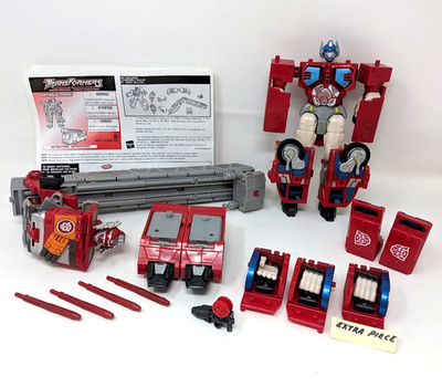 Optimus Prime Transformers RID Superclass Fire Convoy 2000 WORKS
