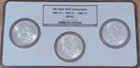 NGC MS65 Morgan Silver Dollar Set 1882 1883 1884 CC Carson City Blazing UNC