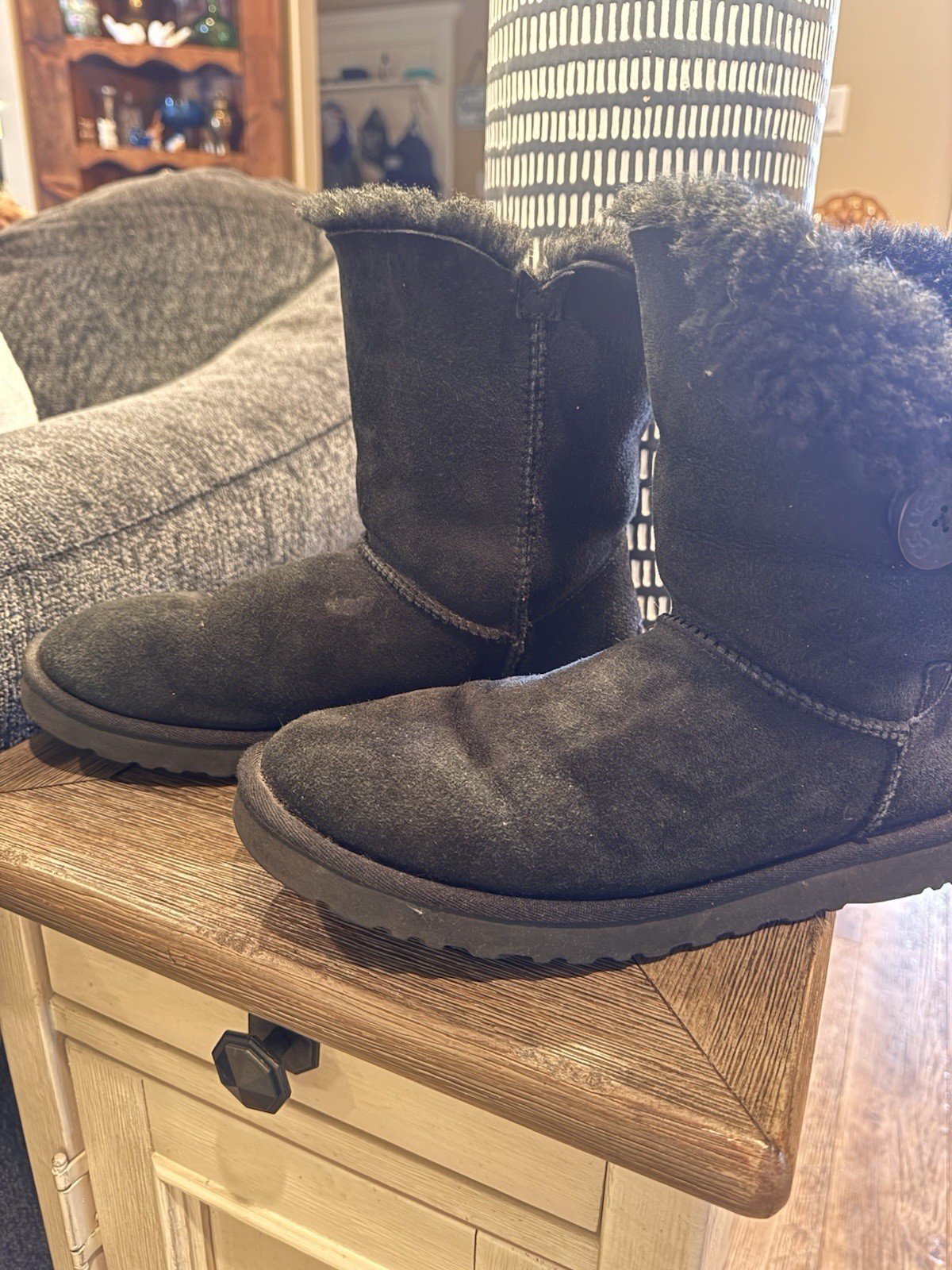 Ugg Bailey Button Shearling Lined Boots - image 3