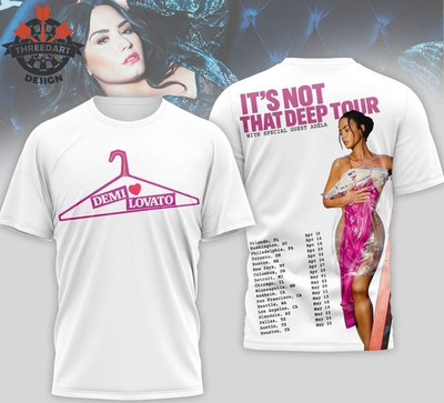 Demi Lovato It s Not That Deep Tour AOP 3D T-Shirt