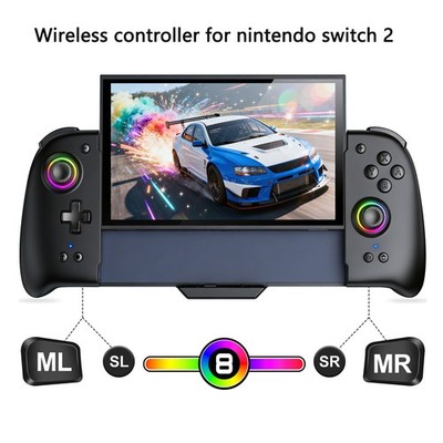 Wireless Gamepad for Switch 2 with Hall Effect, Joystick for iPhone/Android