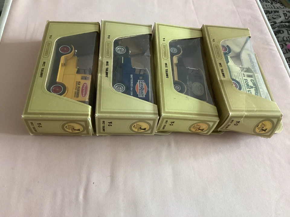 Matchbox Models of Yesteryear Set of 4 Talbot Y-5 Delivery Vehicles Boxed - Image 2 of 3