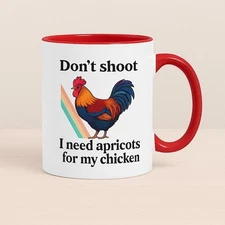 Don't Shoot I Need Apricots for My Chicken Scrappy Arc Raiders Coffee Mug