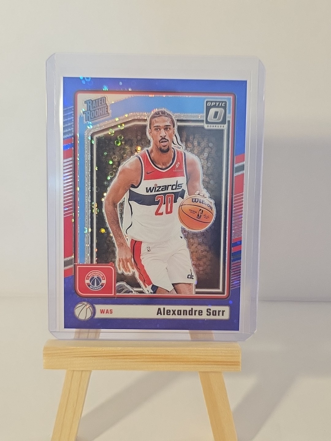 Alexandre Sarr 2024-25 Donruss Optic Rated Rookie #276 Fast Break Blue 16/49 (RC