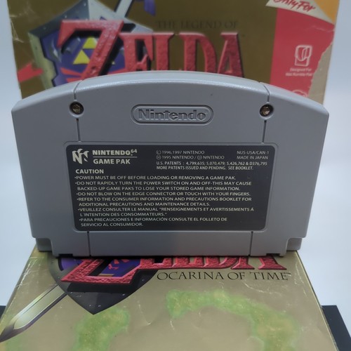 Legend of Zelda: Ocarina of Time (Nintendo 64, 1998) In Box W Manual - Picture 3 of 13
