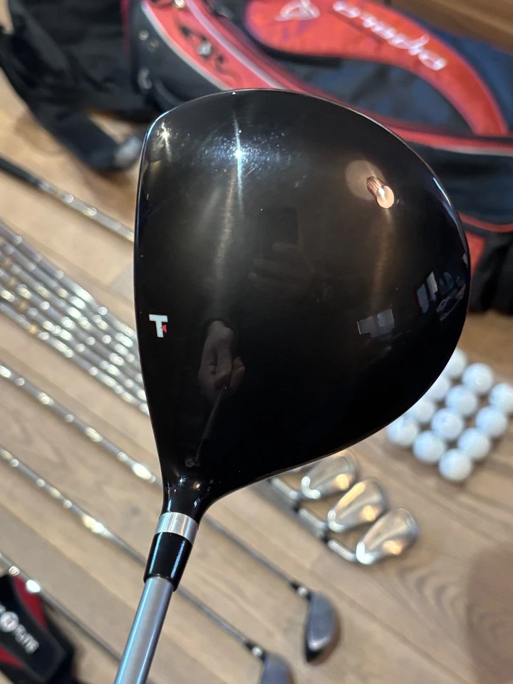 Mens RH Top Flite HCT Tour Full Golf Clubs Set + Callaway Golf Stand Bag - Image 4 of 4