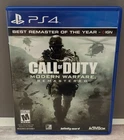 Call of Duty: Modern Warfare Remastered (Sony PlayStation 4 PS4, 2017) Tested