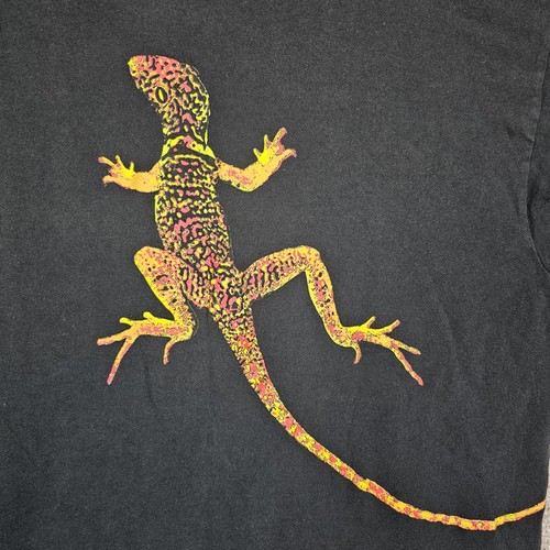 T-shirt uomo Marlboro Unlimited vintage anni 90 Lizard Gecko tasca XL - Foto 9 di 12