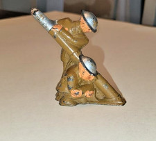 Barclay Manoil 791 Soldiers W/ Mortar Cannon Heavy Gun vintage lead figure
