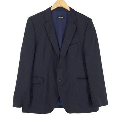 Strellson Blazer Jacket Rick Virgin Wool Black Zl7 Size EU 52 UK/US 42