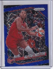 Aliyah Boston 2025 Panini Prizm WNBA Blue Velocity #75 Indiana Fever