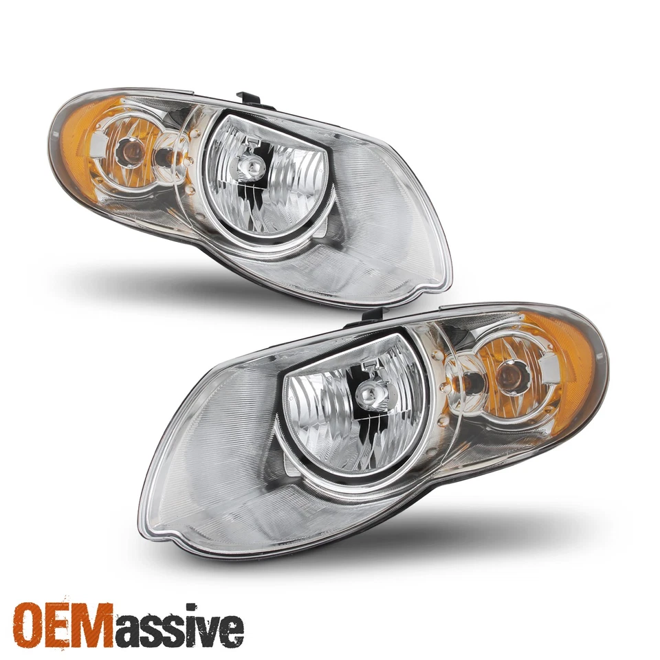 适用于 2005 - 2007 年克莱斯勒 Town & Country OE 风格车头灯左灯 + 右灯 — 第 2/4 张图片