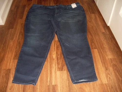 WOMENS TERRA & SKY SKINNY STRETCH JEANS SIZE 24W PETITE NWT