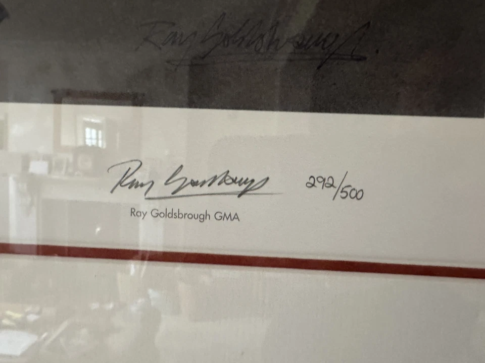 Mugello Maestro von Ray Goldsbrough GMA signiert von Valentino Rossi - Bild 4 von 4