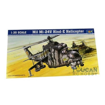 US Stock 1/35 Trumpeter05103 Mil Mi24V HindE Helicopter Plastic Kit Static Model