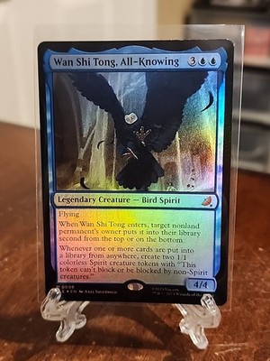 MTG AVATAR WAN SHI TONG, All Knowing FOIL TLA MAGIC THE GATHERING LAST AIRBENDER