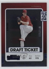 2021 Panini Contenders Draft Ticket Blue 76/149 Aaron Nola #93 0r2b