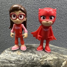 PJ Masks Amaya Owlette Transforming Red Action Figures Just Play Lot Of 2
