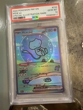 Mew ex 232/091 SV: Paldean Fates SIR Holo English 2024 PSA 10 on eBay