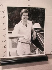NBC TV show photo 1980s REMINGTON Steele Pierce Brosnan Stephanie Zimbalist CAR