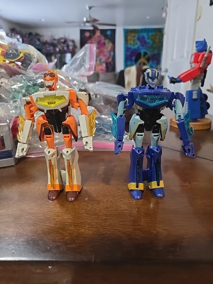 Transformers Animated Safeguard complete Hasbro 2009 Combiner Jetfire Jetstorm - Image 4 of 4