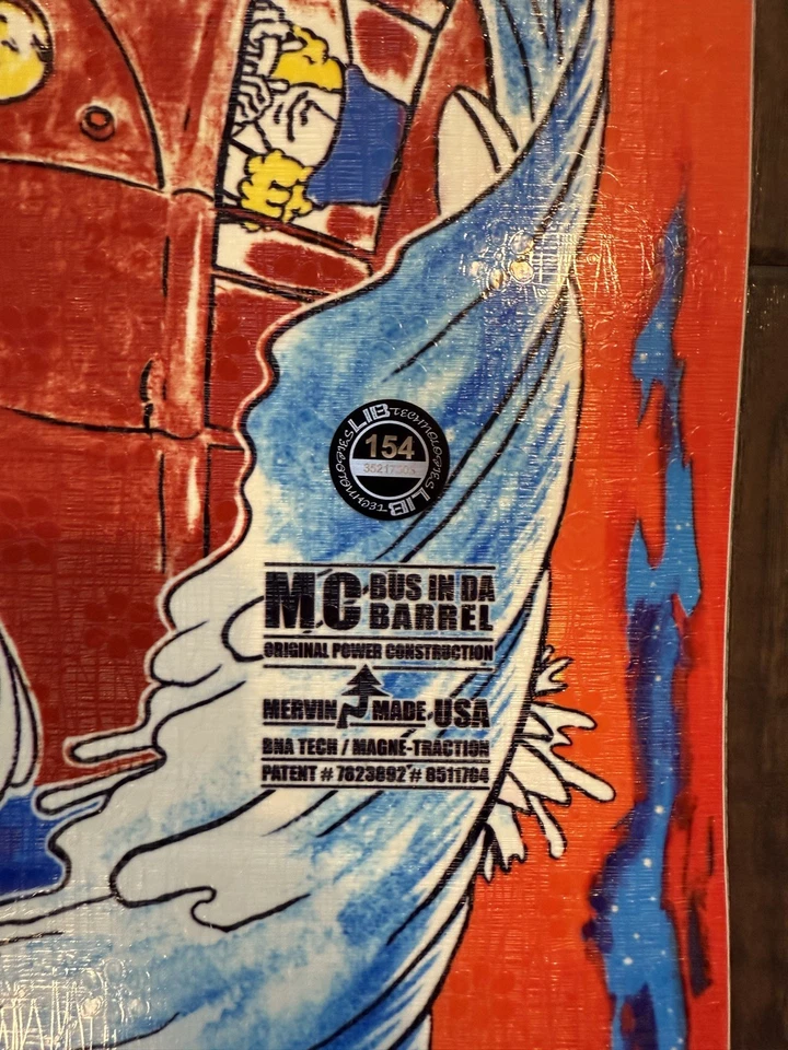 2018 Libtech Snowboard “MC Bus In Da Barrel” (154) - Image 3 of 4