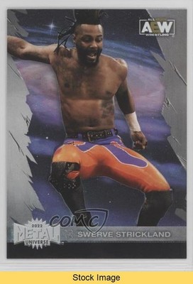 2022 Skybox Metal Universe AEW All Elite Wrestling Swerve Strickland READ 1g4p