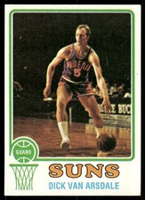 1973-74 Topps Dick Van Arsdale #25 Phoenix Suns