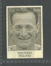 Tom Finney - ENGLAND - 1997 Daily Mail 'Football Hall of Fame' Card