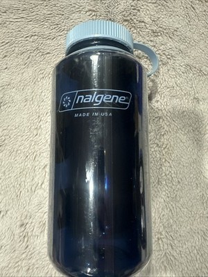 Nalgene Wide Mouth Sustain Bottle 1L Water Bottles -Indigo New
