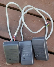QTY 3- HID ProxPoint Plus Card Reader 6005BGB00 6005-320-01 6005BKB00 Gray Black