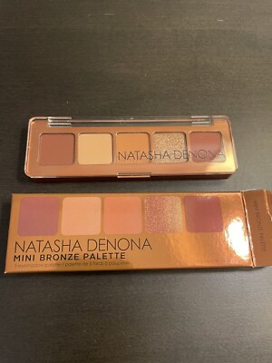 Natasha Denona Bronze Eye Palette 5 Shades .8 g Each Travel Size NIB