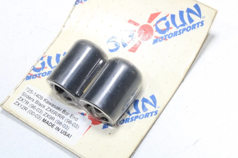 Kit deslizante de carrete de brazo oscilante con extremo de barra Shogun 2000-2005 Kawasaki Ninja ZX12R negro Foto 2 de 4