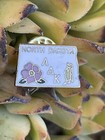 Alpha Delta Kappa Sorority Pin North Dakota Shaped With State Bird And Flower — photo 2
